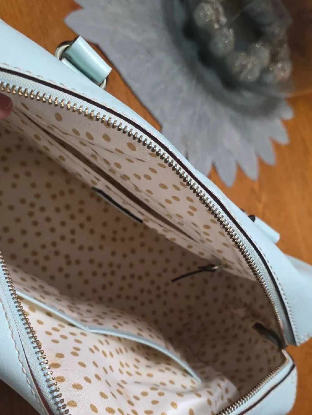 kate spade Pale Blue Leather Satchel